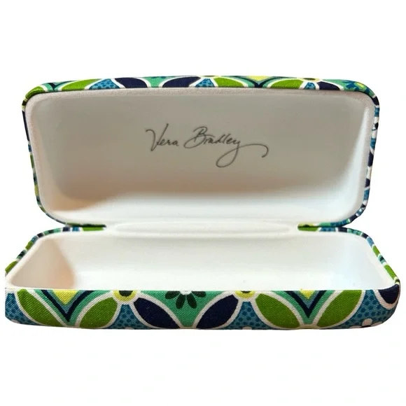 Vera Bradley Hard Glasses Case – Blue & Green | Great Condition! - Picture 2 of 4